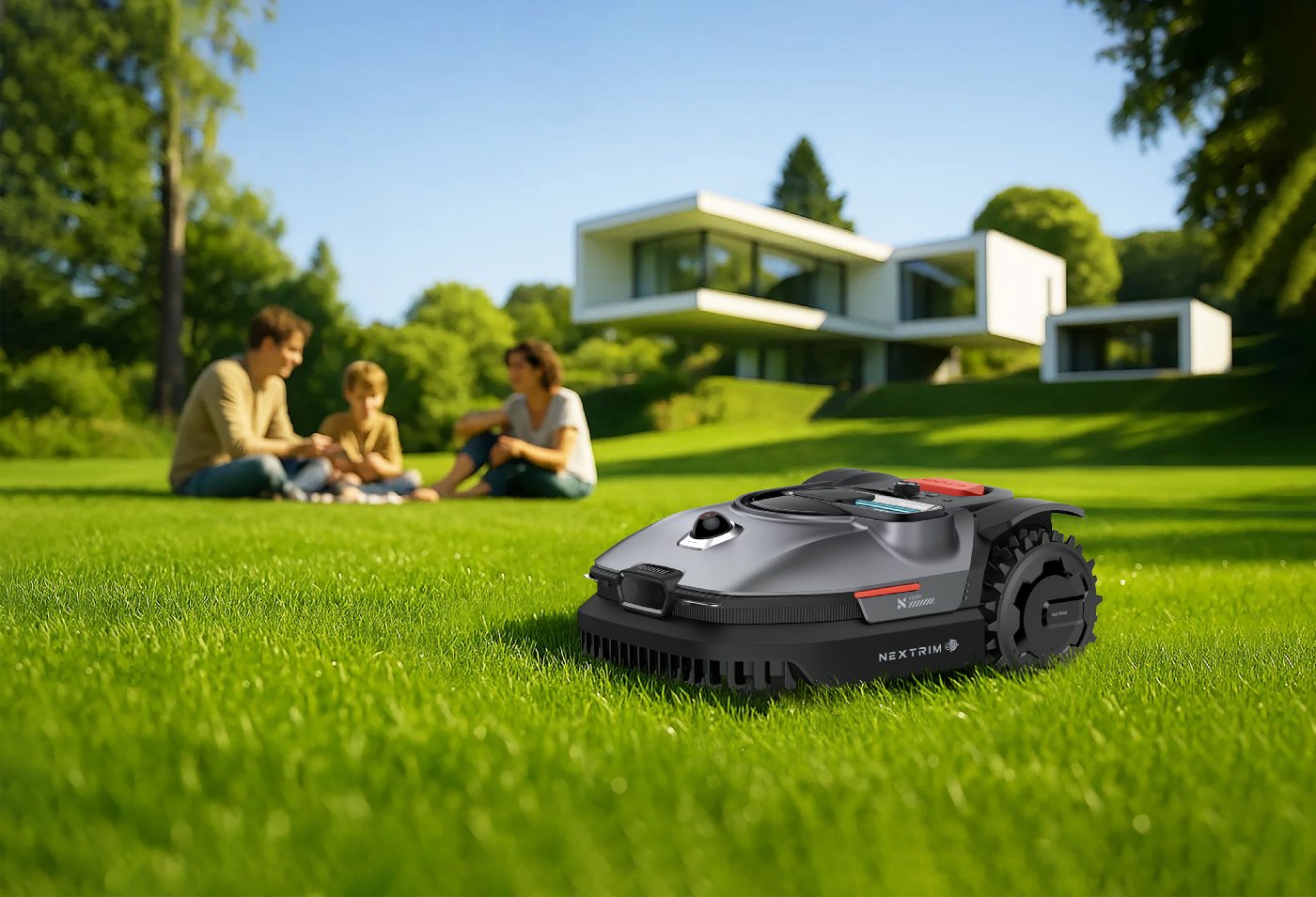 Nexlawn Mähroboter ohne Begrenzungskabel Vidar 1600 - für große Rasenflächen