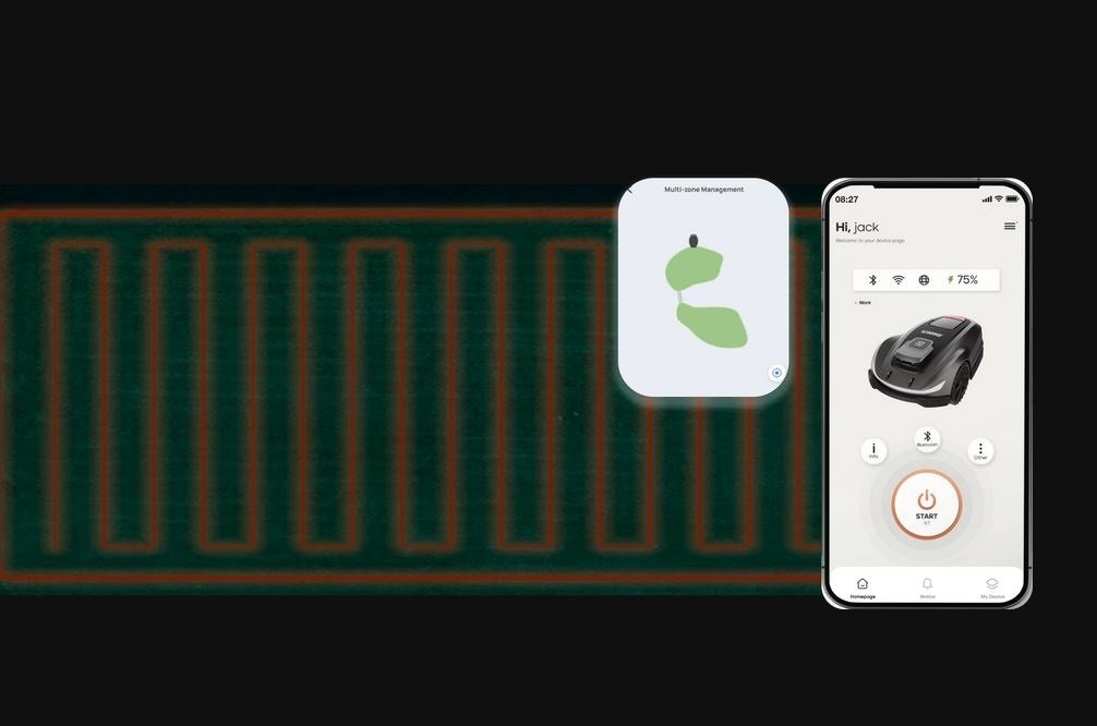 Sunseeker kabelloser Mähroboter Elite X3 - für mittlere Rasenflächen