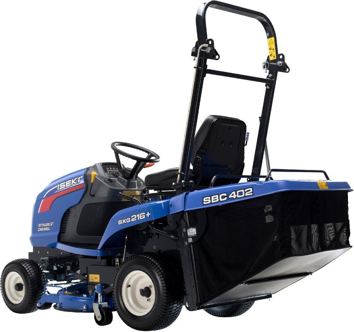 Iseki Diesel-Rasentraktor SXG 216 H mit StVZO Paket mit elektrischer Entleerung