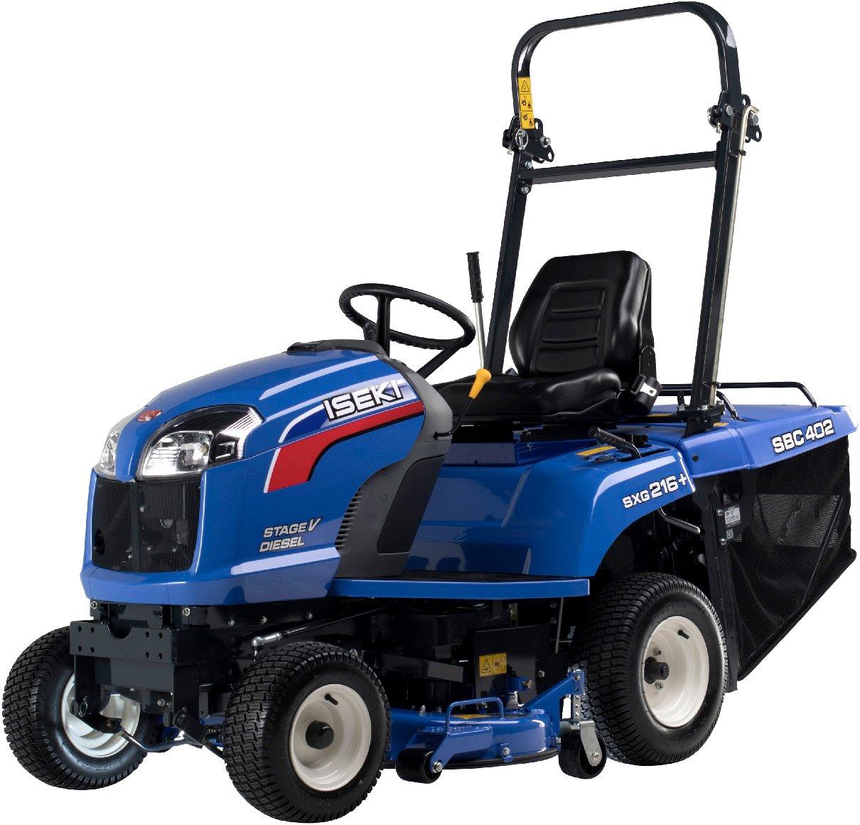 Iseki Diesel-Rasentraktor SXG 216 M mit StVZO Paket mit mechanischer Entleerung