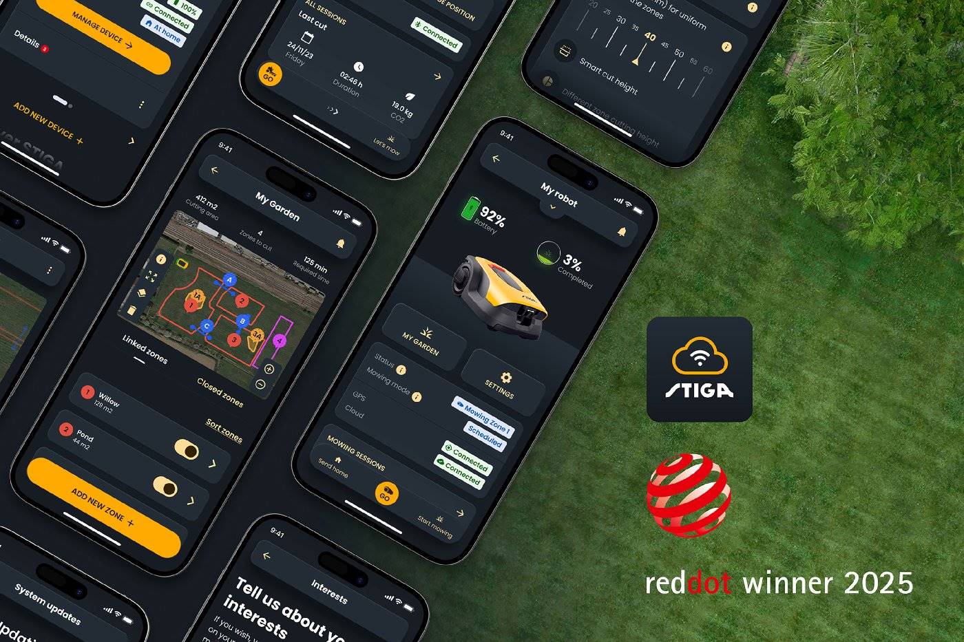 Stiga kabelloser Mähroboter A 6v