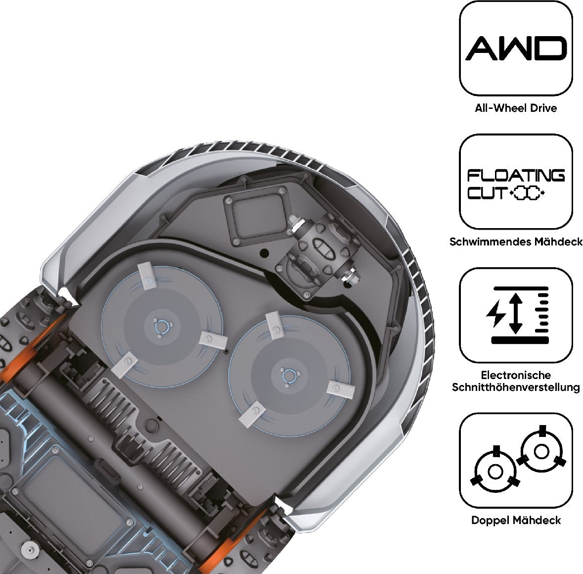 Sunseeker kabelloser Mähroboter Elite X7