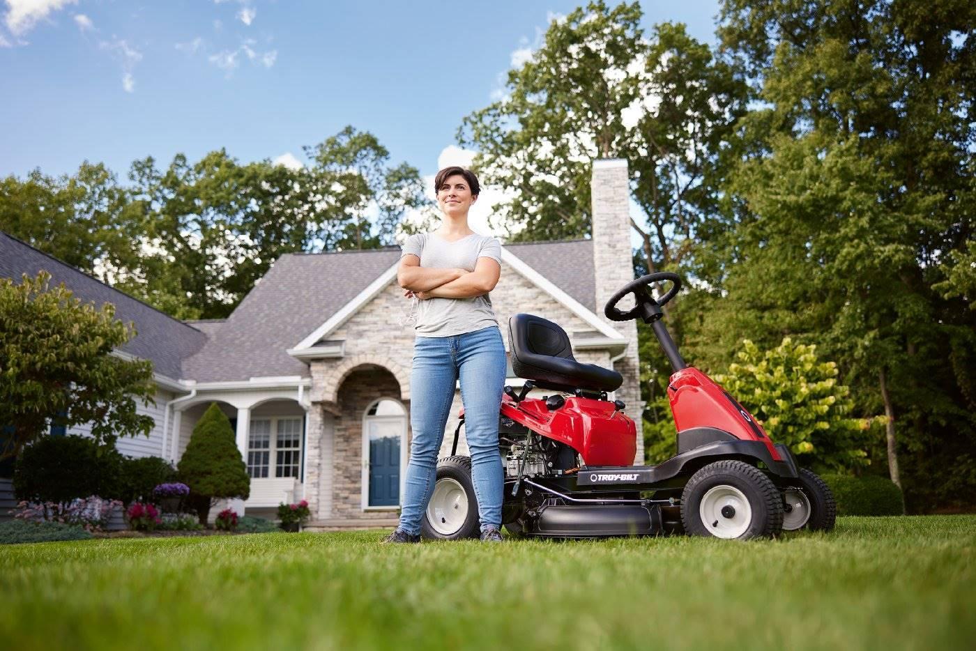 Troy-Bilt Aufsitzmäher mit Seitenauswurf TB 76T-S